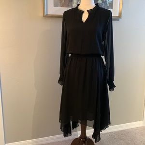 Black long sleeved dress